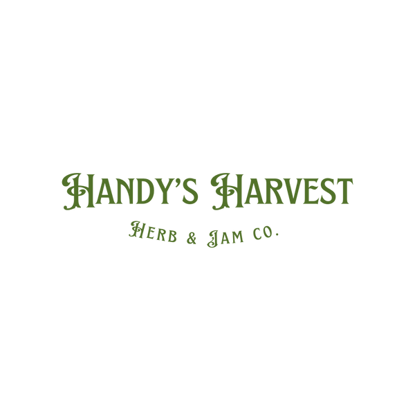 Handy's Harvest Herb & Jam Co. in green olive color